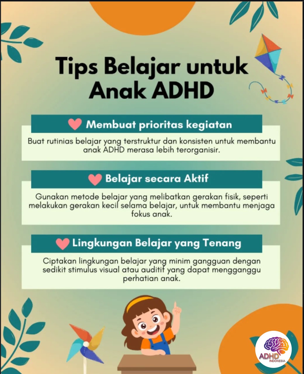 Strategi Belajar yang Cocok untuk Anak ADHD di Kabupaten Mamuju